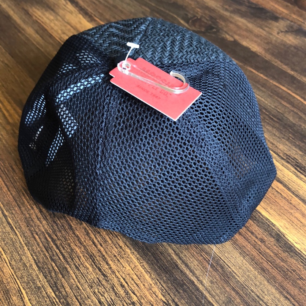NWT Baseball Cap Straw, Adjustable in Black - Picture 3 of 6